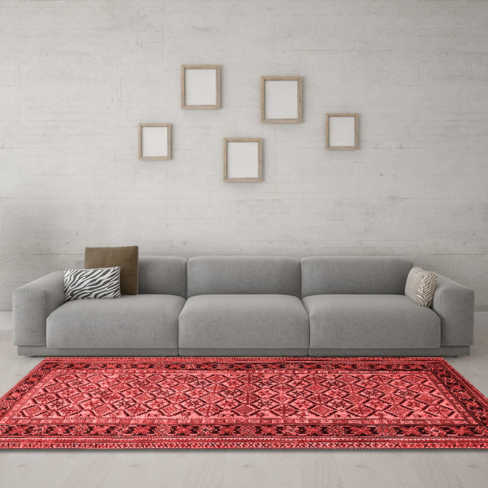 Traditional Red Washable Rugs