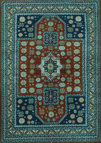 Persian Light Blue Traditional Rug, tr1595lblu
