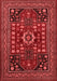 Persian Red Traditional Area Rugs