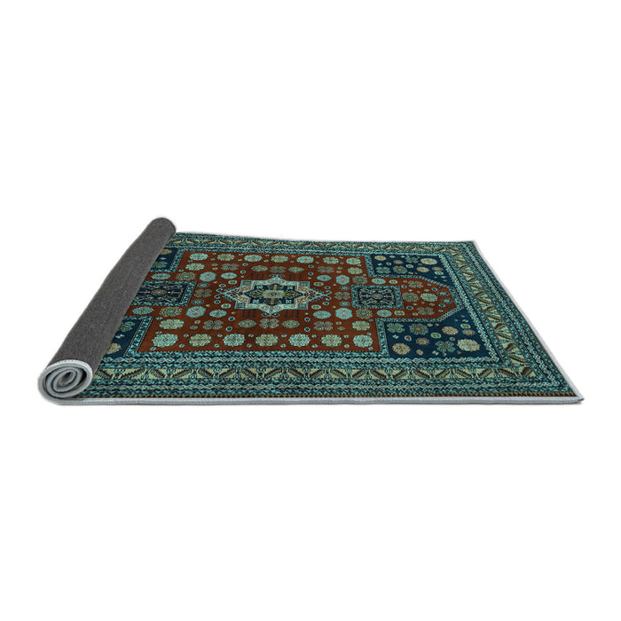 Sideview of Persian Light Blue Traditional Rug, tr1595lblu