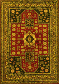 Persian Yellow Traditional Rug, tr1595yw