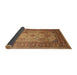 Sideview of Traditional Mahogany Brown Persian Rug, tr1596