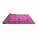 Sideview of Persian Pink Traditional Rug, tr1596pnk