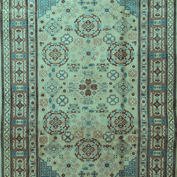 Machine Washable Persian Light Blue Traditional Rug, wshtr1596lblu