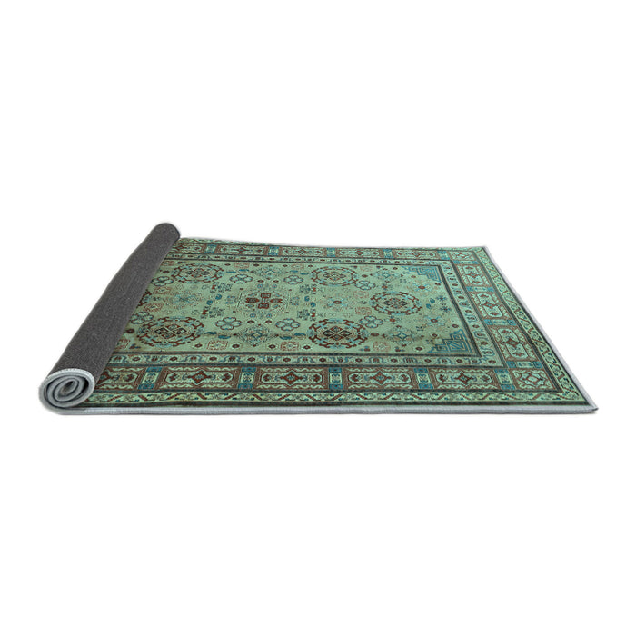 Sideview of Persian Light Blue Traditional Rug, tr1596lblu