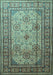 Persian Light Blue Traditional Rug, tr1596lblu