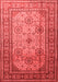 Persian Red Traditional Area Rugs