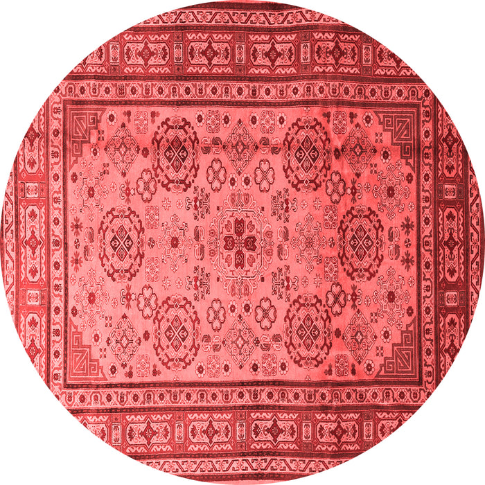 Machine Washable Persian Red Traditional Rug, wshtr1596red