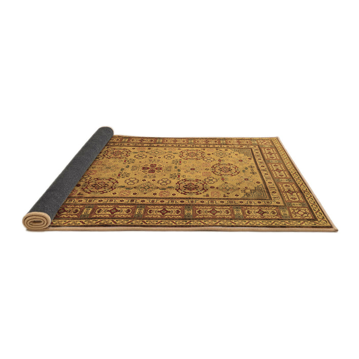 Sideview of Persian Brown Traditional Rug, tr1596brn
