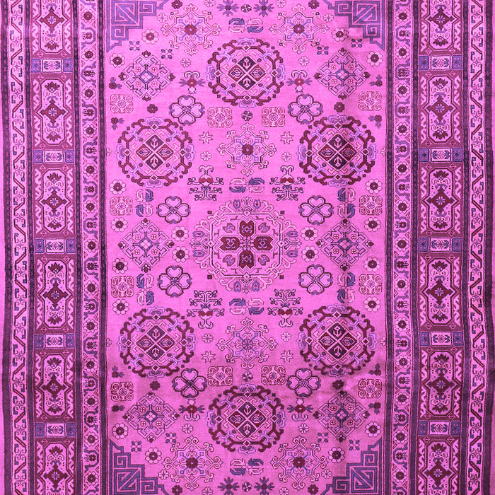 Machine Washable Persian Purple Traditional Area Rugs, wshtr1596pur