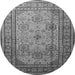 Machine Washable Persian Gray Traditional Rug, wshtr1596gry