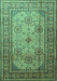 Persian Turquoise Traditional Rug, tr1596turq