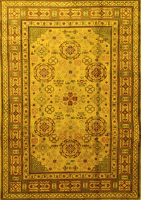 Persian Yellow Traditional Rug, tr1596yw