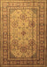 Machine Washable Persian Brown Traditional Rug, wshtr1596brn