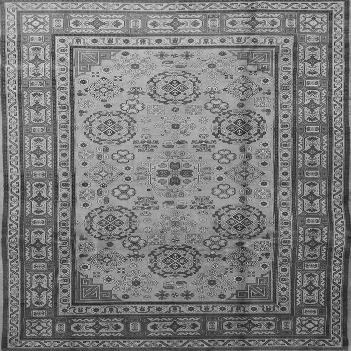 Serging Thickness of Persian Gray Traditional Rug, tr1596gry