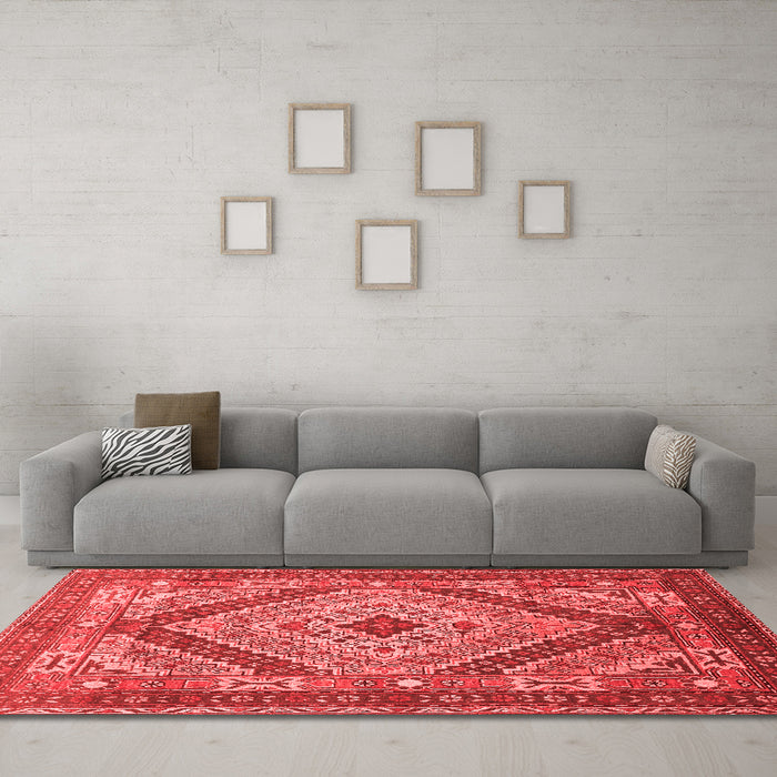 Traditional Red Washable Rugs