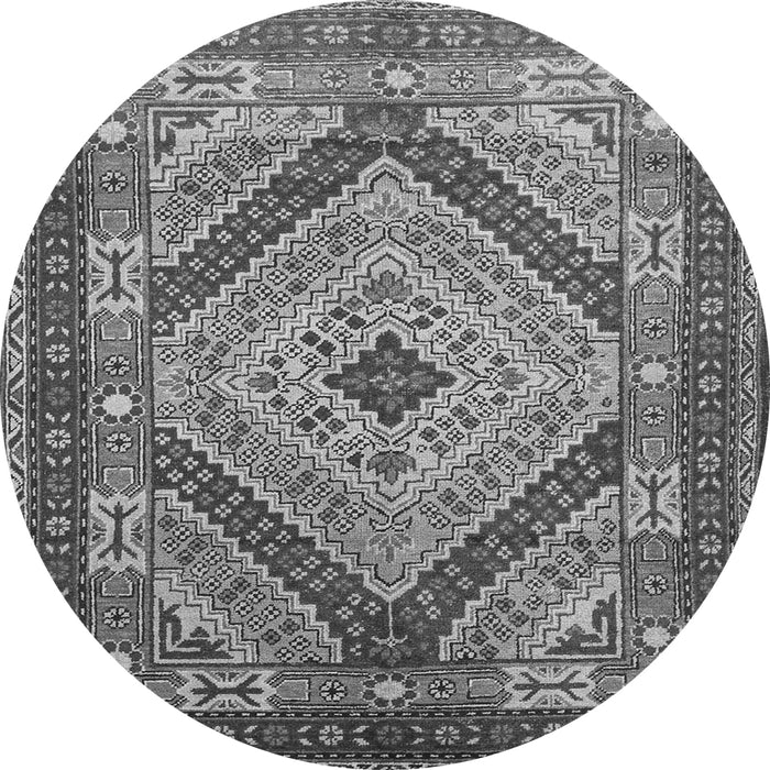 Square Persian Gray Traditional Rug, tr1597gry