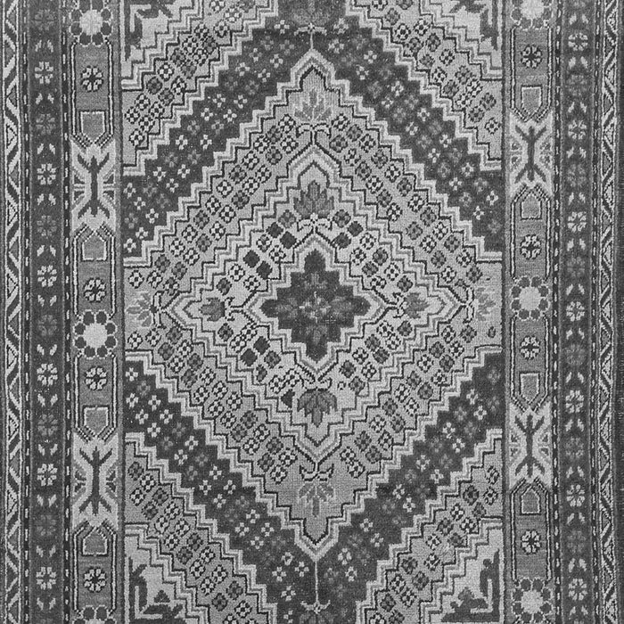 Serging Thickness of Machine Washable Persian Gray Traditional Rug, wshtr1597gry