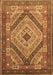 Machine Washable Persian Brown Traditional Rug, wshtr1597brn