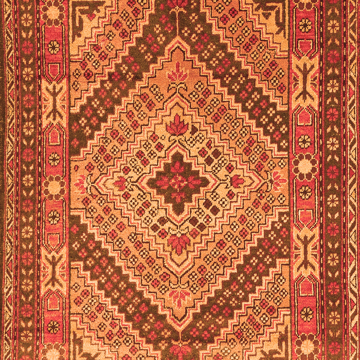 Persian Orange Traditional Rug, tr1597org