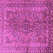 Square Persian Purple Traditional Rug, tr1598pur