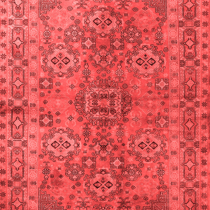 Machine Washable Persian Red Traditional Rug, wshtr1598red