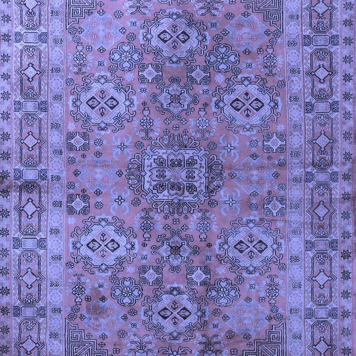 Machine Washable Persian Blue Traditional Rug, wshtr1598blu