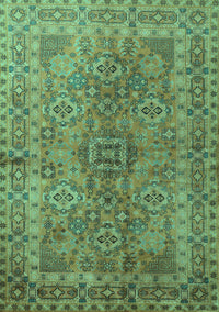 Persian Turquoise Traditional Rug, tr1598turq