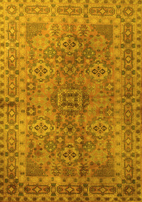 Persian Yellow Traditional Rug, tr1598yw