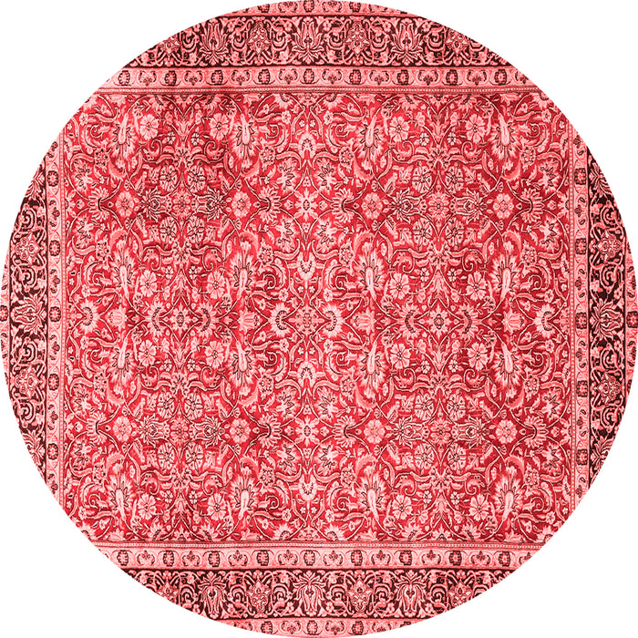 Machine Washable Persian Red Traditional Rug, wshtr1599red
