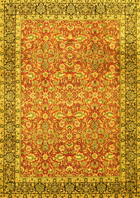 Persian Yellow Traditional Rug, tr1599yw