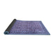 Sideview of Persian Blue Traditional Rug, tr1599blu