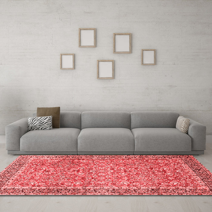 Traditional Red Washable Rugs