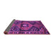 Sideview of Persian Purple Traditional Rug, tr159pur
