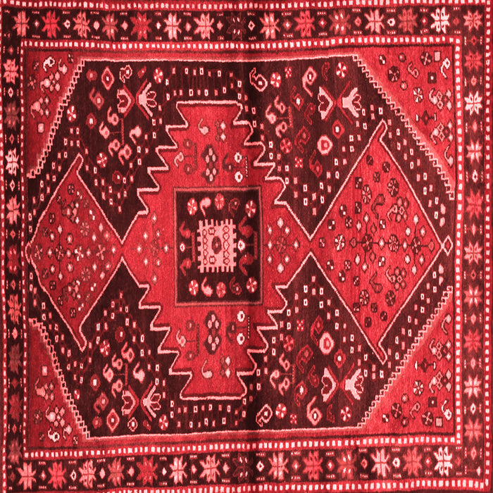 Machine Washable Persian Red Traditional Rug, wshtr159red