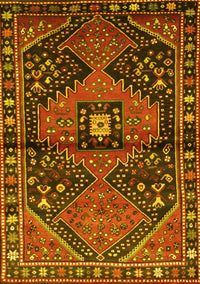 Persian Yellow Traditional Rug, tr159yw