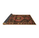 Sideview of Persian Brown Traditional Rug, tr159brn