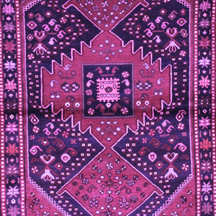 Persian Purple Traditional Rug, tr159pur