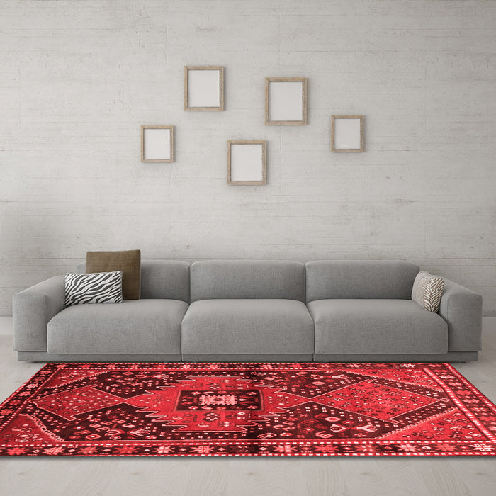 Traditional Red Washable Rugs