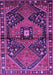 Machine Washable Persian Purple Traditional Area Rugs, wshtr159pur