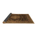 Sideview of Medallion Brown Traditional Rug, tr15brn