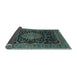 Sideview of Medallion Light Blue Traditional Rug, tr15lblu