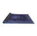 Sideview of Medallion Blue Traditional Rug, tr15blu