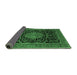 Sideview of Medallion Emerald Green Traditional Rug, tr15emgrn