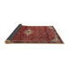 Sideview of Traditional Red Persian Rug, tr160