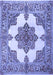 Medallion Blue Traditional Rug, tr1600blu