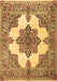 Medallion Brown Traditional Rug, tr1600brn