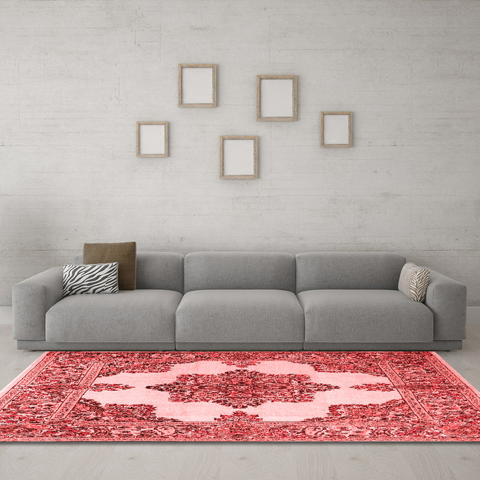 Traditional Red Washable Rugs