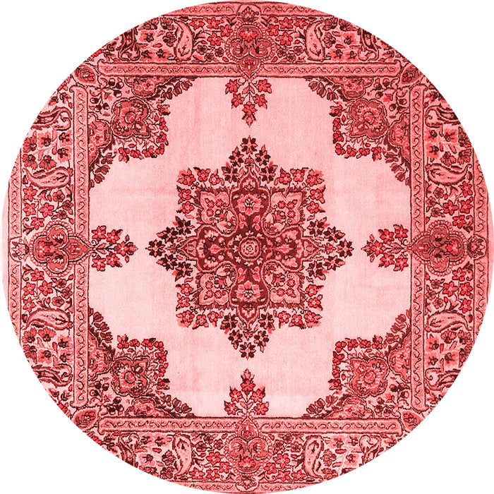 Medallion Red Traditional Rug, tr1600red