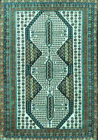 Persian Turquoise Traditional Rug, tr1602turq